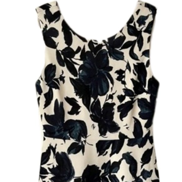 41 Hawthorn Casey Knit Sleeveless Dress - Navy/White - S - Picture 3 of 10